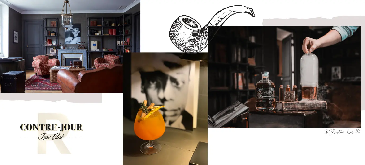 Le bar Contre-Jour au Domaine de Raba
