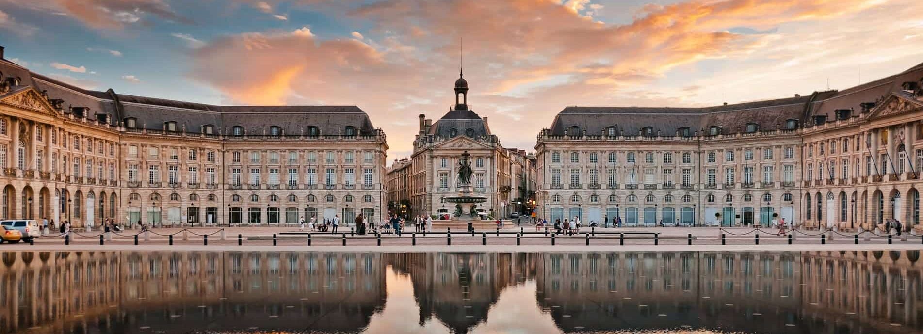 Place de la Bourse à Bordeaux